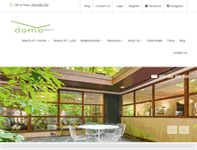 Tablet Screenshot of domorealty.com